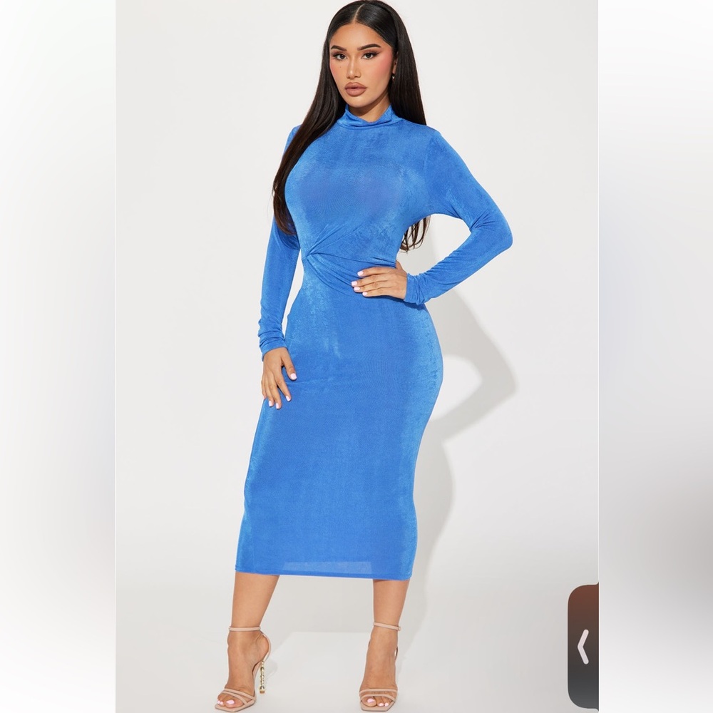 Petite Sara Slinky Maxi Dress Royal